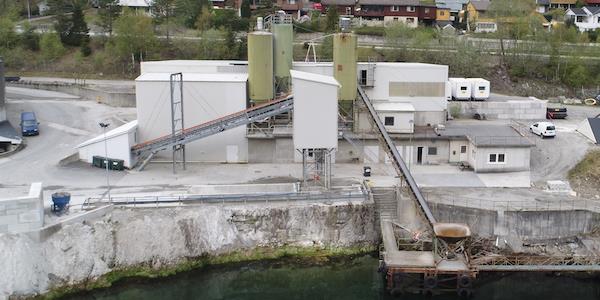 Blandeverket til Odda Betong